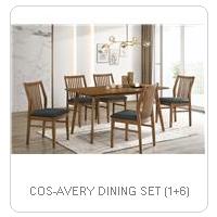 COS-AVERY DINING SET (1+6)